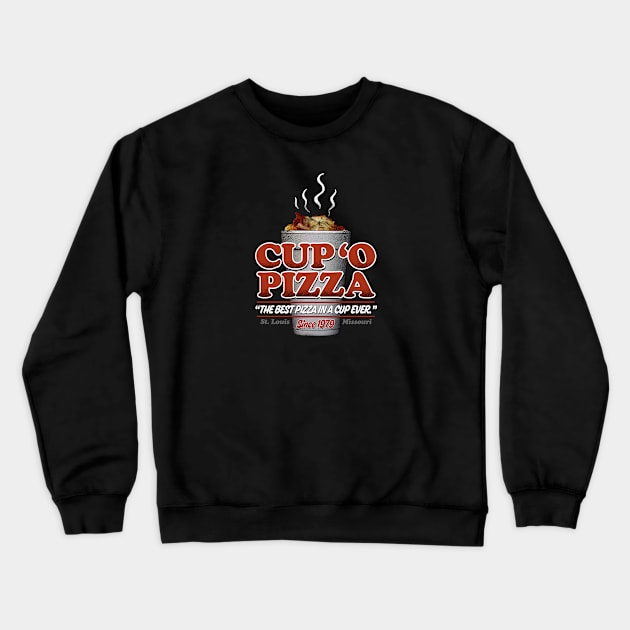 Cup 'o Pizza Crewneck Sweatshirt by JCD666